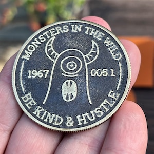 Brass challenge coin