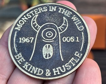 Custom Made Brass and Copper Coins Custom Etched Coin - Etsy