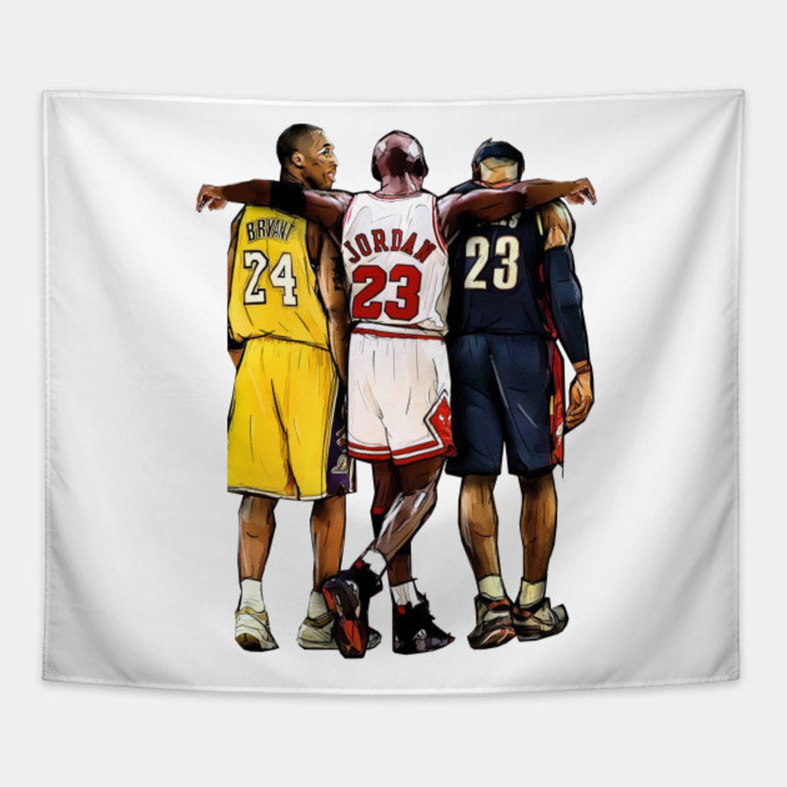 Basketball Michael Jordan Tapestry Sport Tapestry Wall Decor Etsy