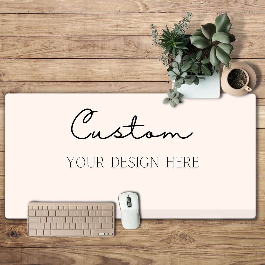 Personalized Custom Desk Mat | Large Mousepad | Office Gifts| Custom ...