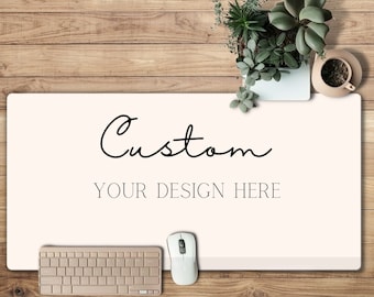 Personalized custom Desk Mat | Large Mousepad | Office Gifts| Custom design | Cute Office Accessories | Design your own