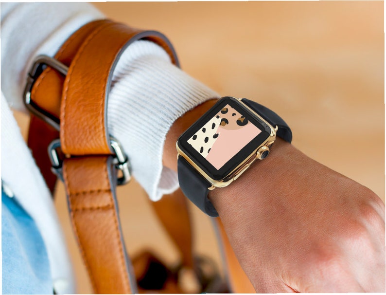 APPLE WATCH WALLPAPER Animal Print Leopard / Apple Watch Etsy