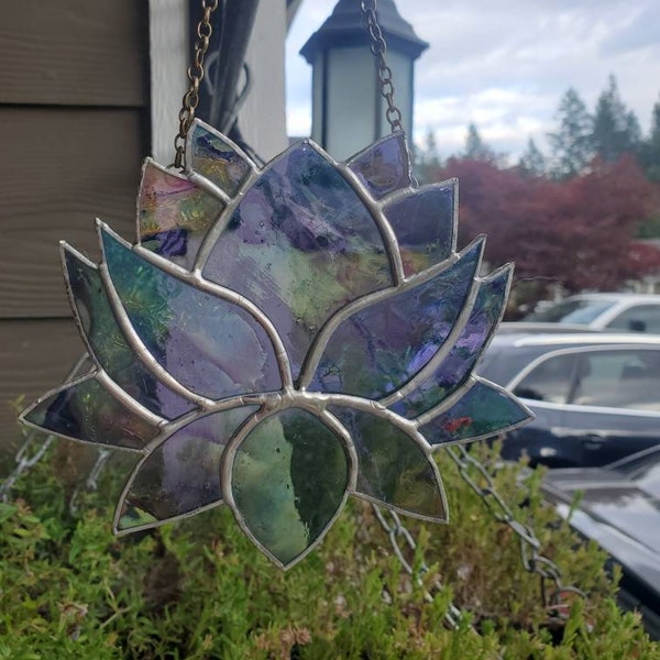Lotus Suncatcher Etsy