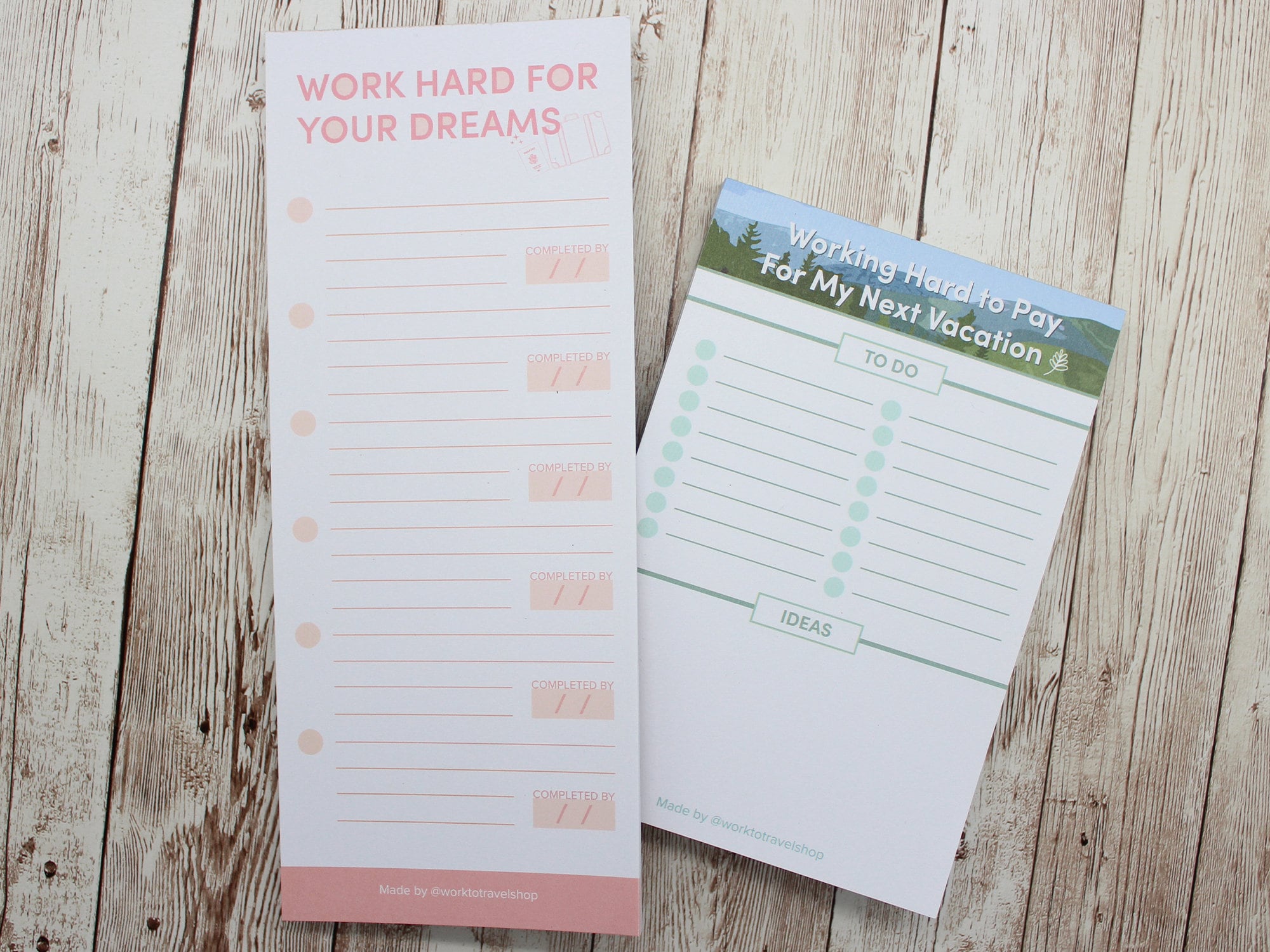 Notepad with Inspirational Quote To Do List 3.5 in. by 8.5 Etsy