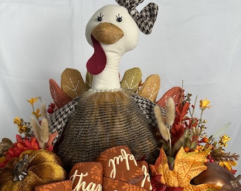 Ms. Thanksgiving Turkey Centerpiece