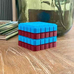 Blockiga underlägg, set med 4