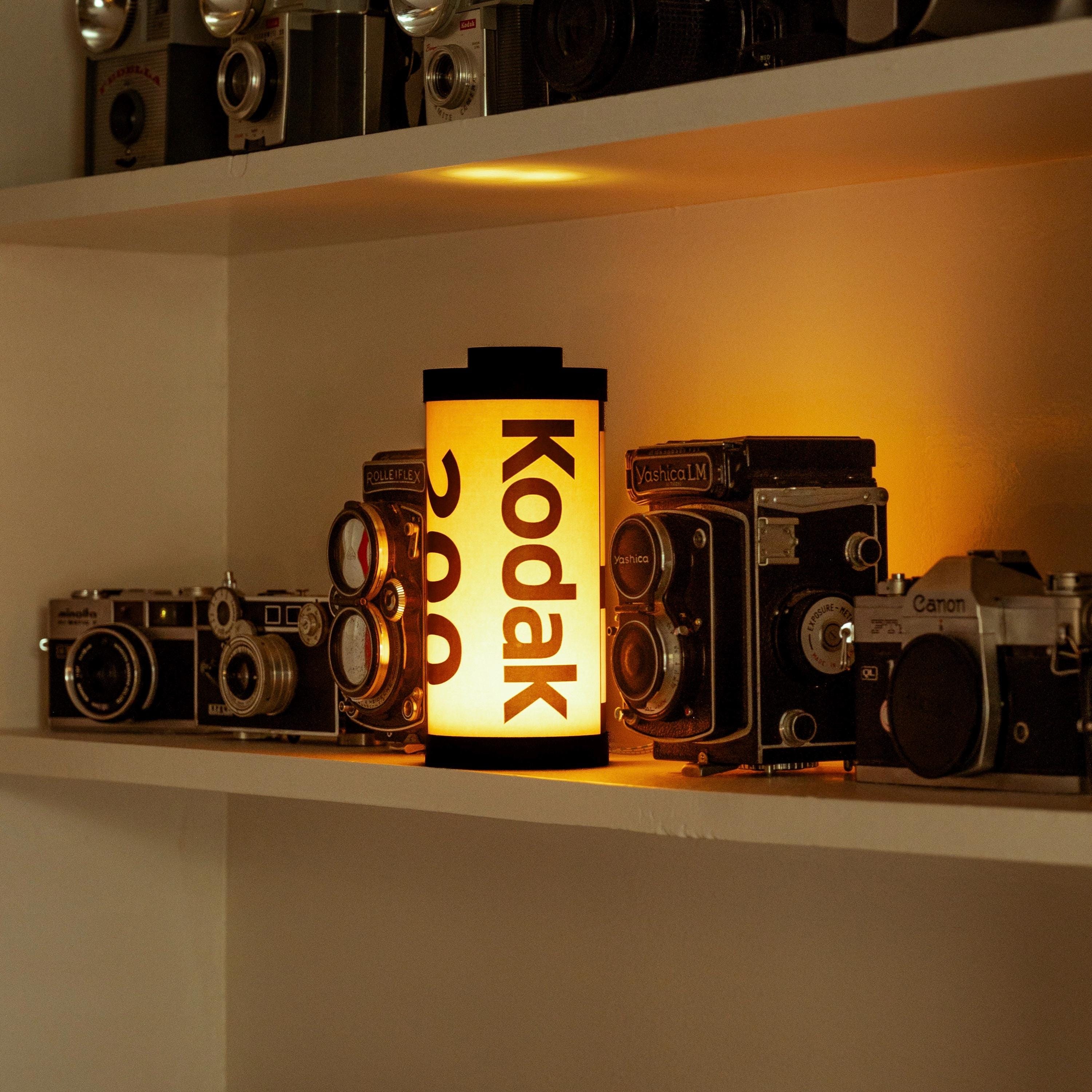 Kodak Eastman 2-Way -Amber Safe Light Model A Darkroom Vintage