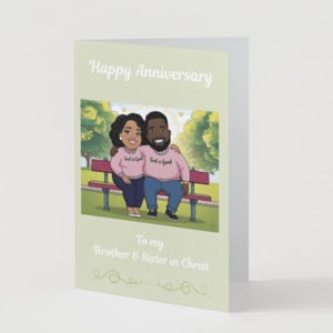 Buon anniversario fratello e sorella in Cristo