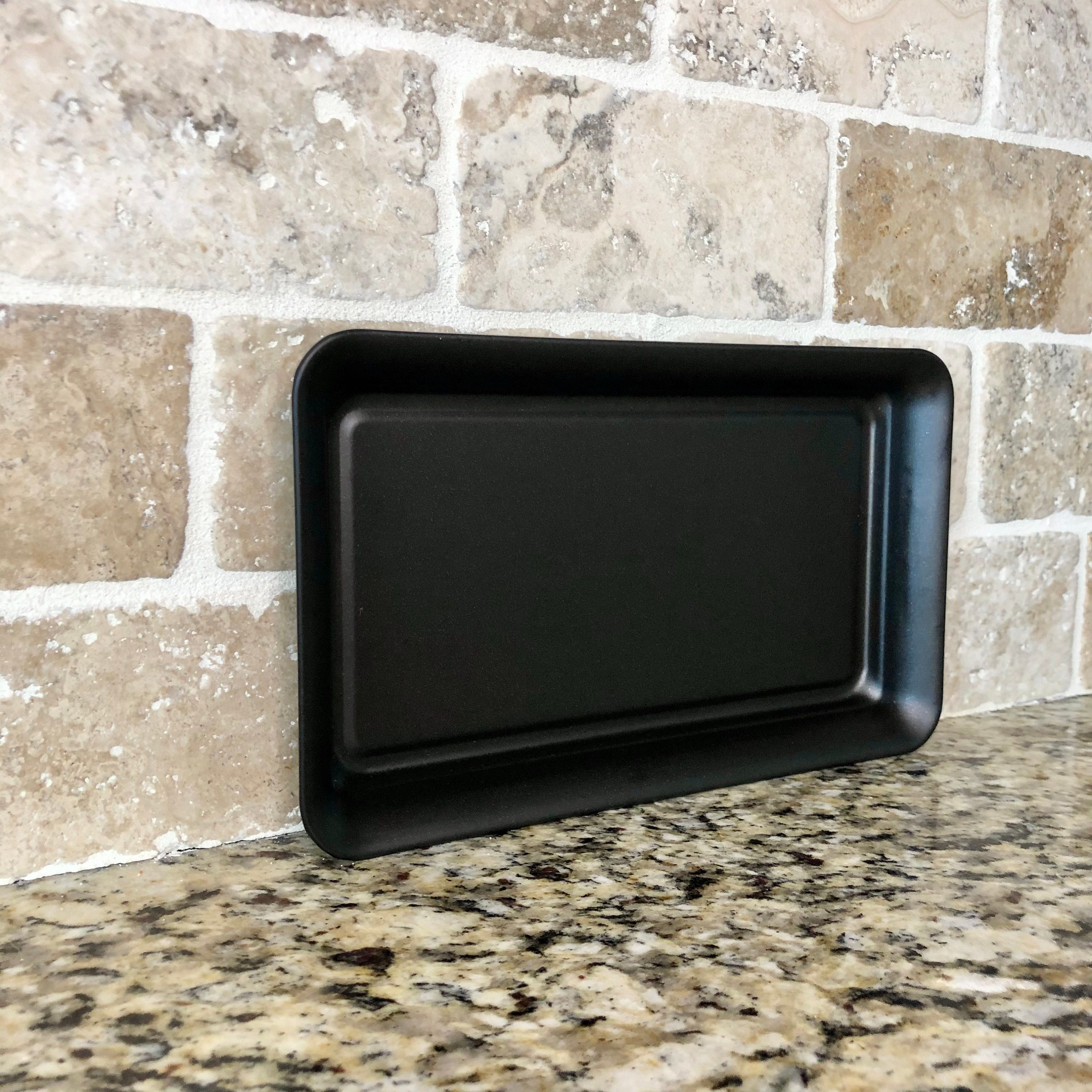 Black Vanity Tray Soap Tray Soap Bottle Tray Farmhouse Etsy