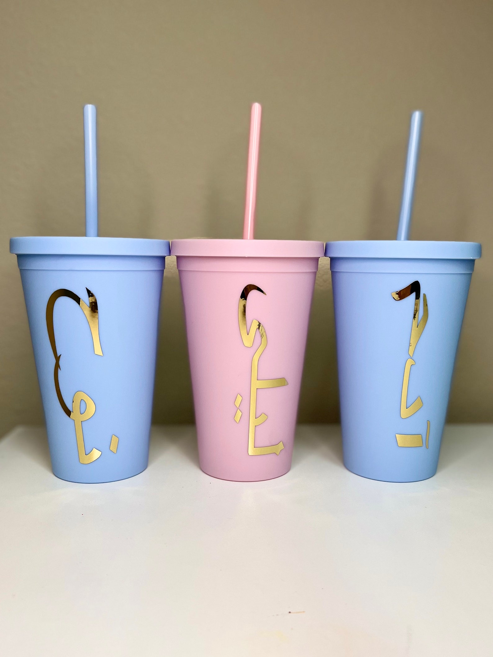 Personalized Arabic Name Tumbler Custom Arabic Name Cup Etsy