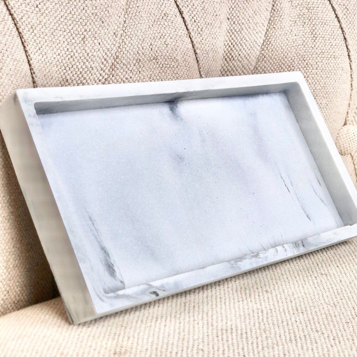 White Marble Vanity Tray Soap Tray Soap Bottle Tray Marble Etsy