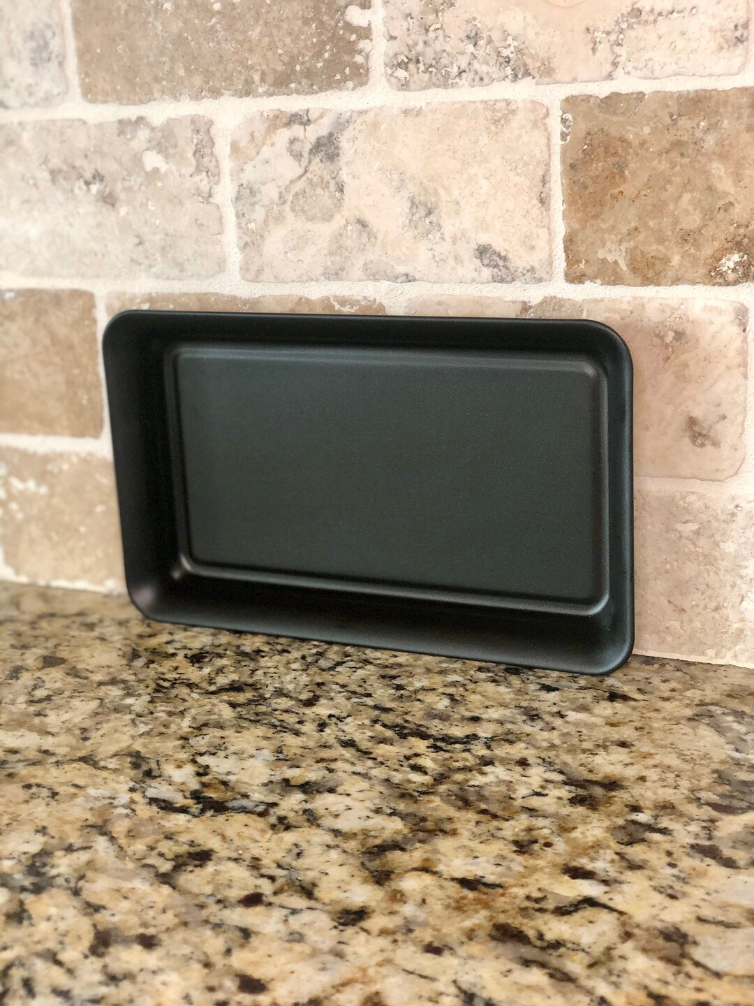 Black Vanity Tray, Soap Tray, Soap Bottle Tray, Farmhouse Tray