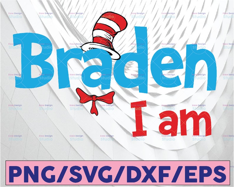 Download Custom Name Personalized name Dr Seuss svg Cat in hat svg ...