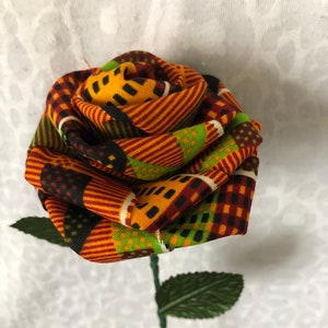 Dark Kente Rose