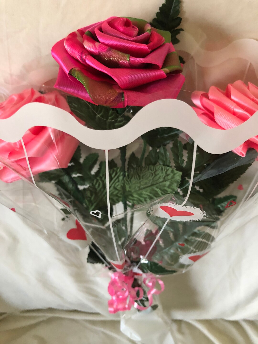 Pink Spring 3 Roses Gift Set - Etsy
