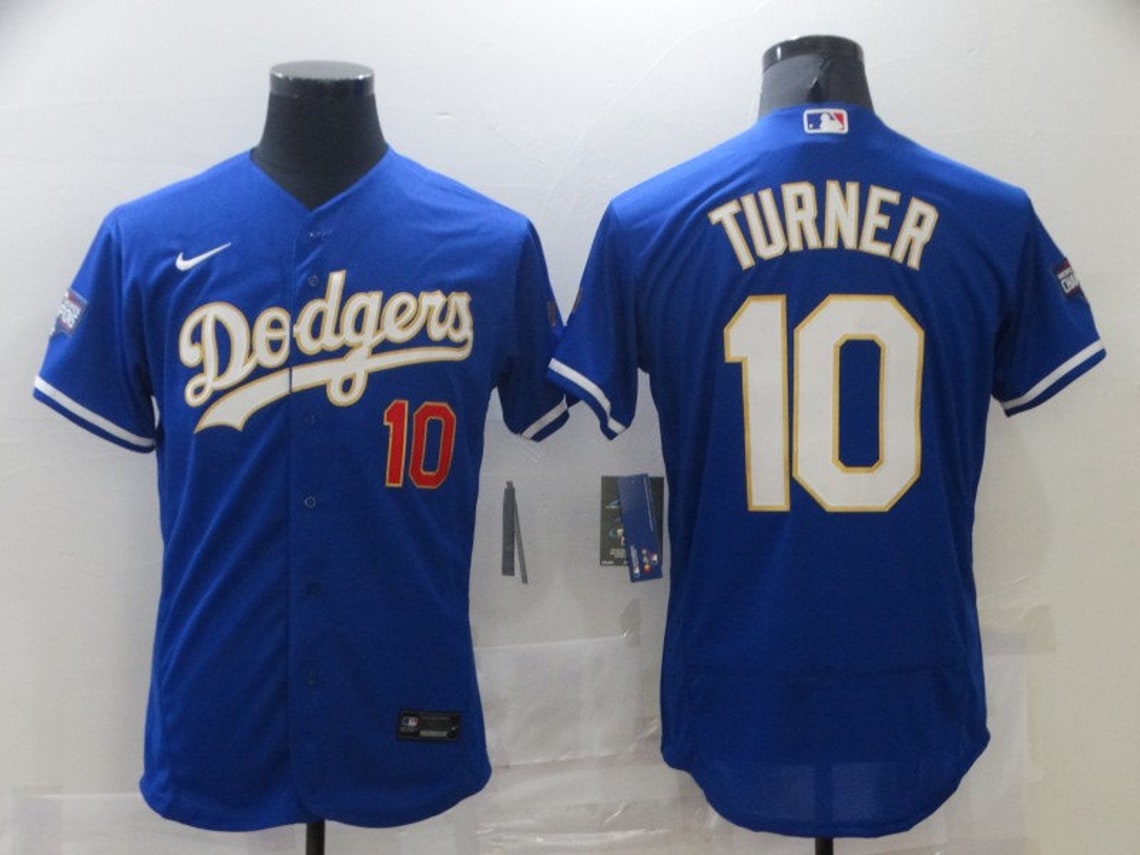 Dodgers 10 JUSTIN TURNER Jersey 2021 Basekball Jersey Etsy