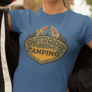 Camping and Hiking Shirt Outdoor Wild Camping Unisex T-Shirt For Campers and Hikers