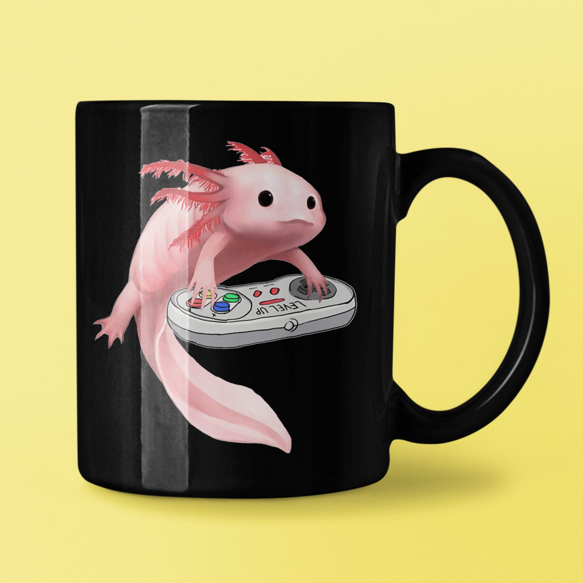 Colorful Underwater Axolotl Mug – Amy's Coffee Mugs