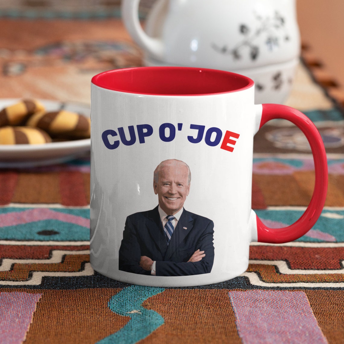 Cup O' Joe Biden Coffee Mug With Colored Inside and Etsy