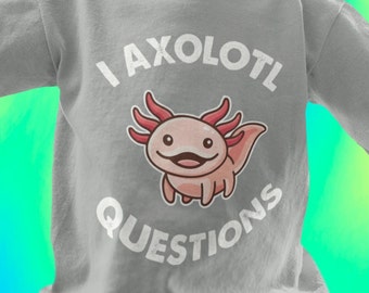 Camiseta infantil da pergunta I Axolotl