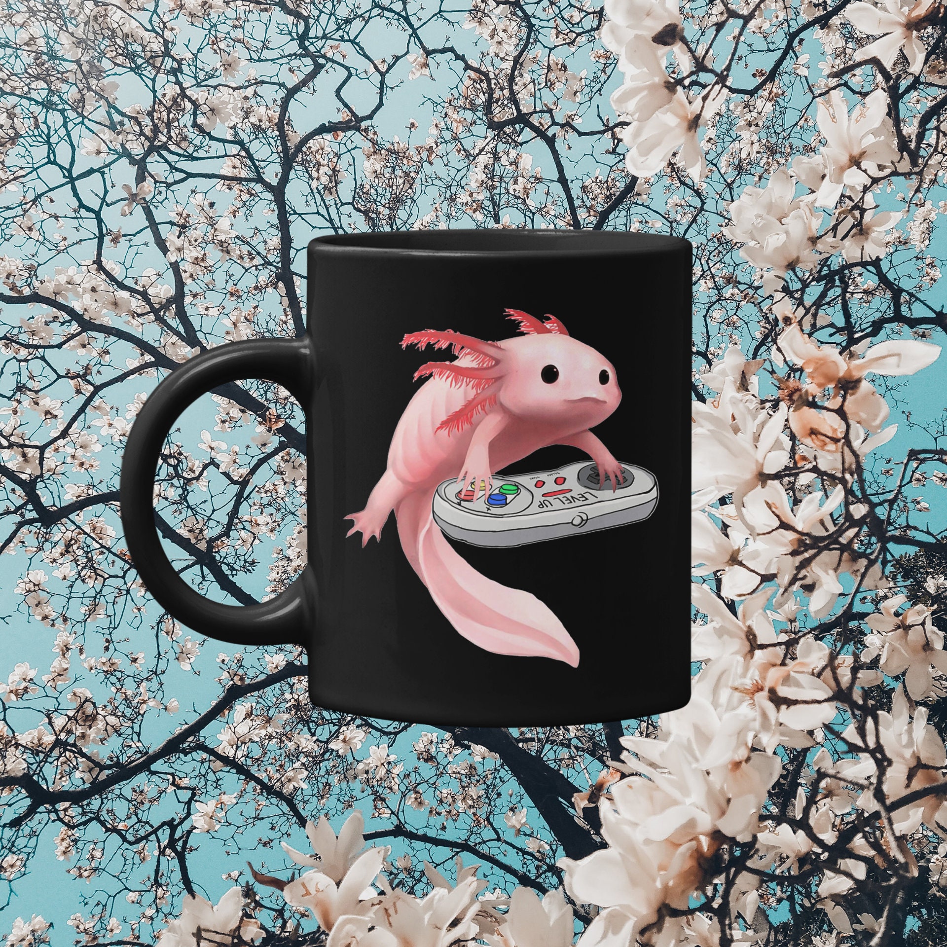 How to train your Axolotl Coffee Mug by Maya Atef - Fine Art America