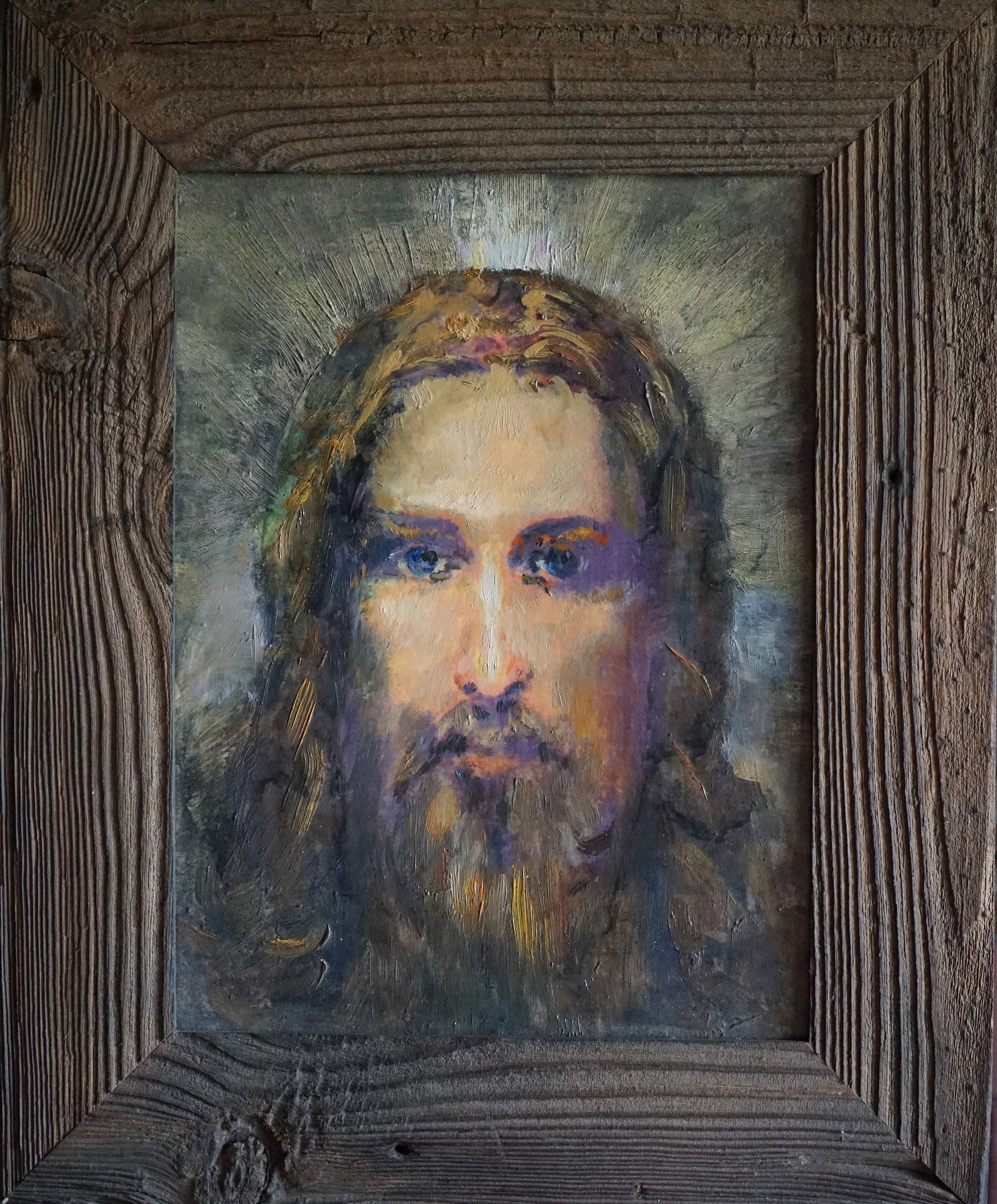 Printable Oil Religious Painting Shroud Digital Etsy