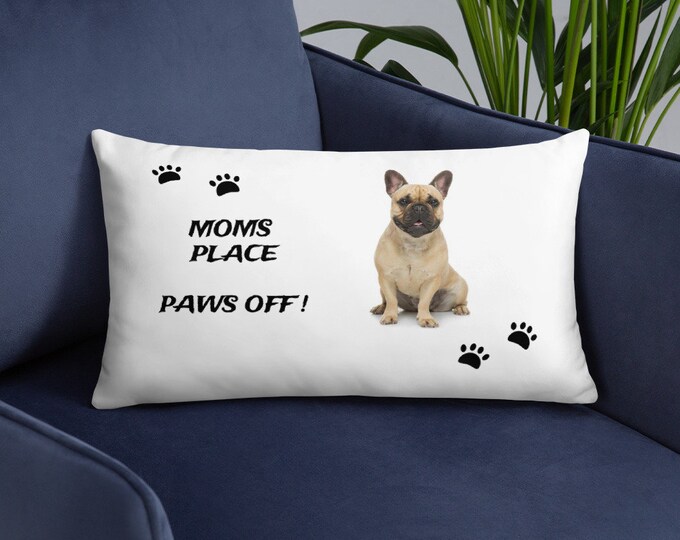 Frenchie Throw Cushion | Gifts For Her | Gifts For Him | Xmas Birthday | French Bulldog Lovers | Brubonchi