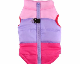 Puffer Dog Jacket | Pet Body Warmer | Cat Jacket | Pet Clothing | Dog Coat