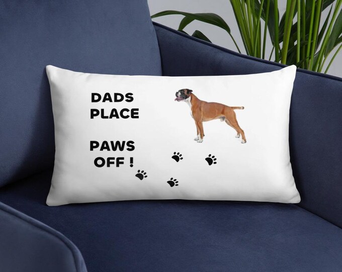 Boxer Throw Cushion | Gifts For Her | Gifts For Him | Xmas Birthday | Boxer Dog Lovers | Brubonchi
