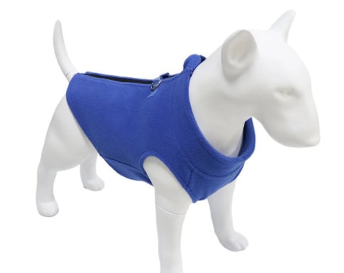 Fleece Dog Coat with D-Ring | Dog Fleece | Pet Clothes