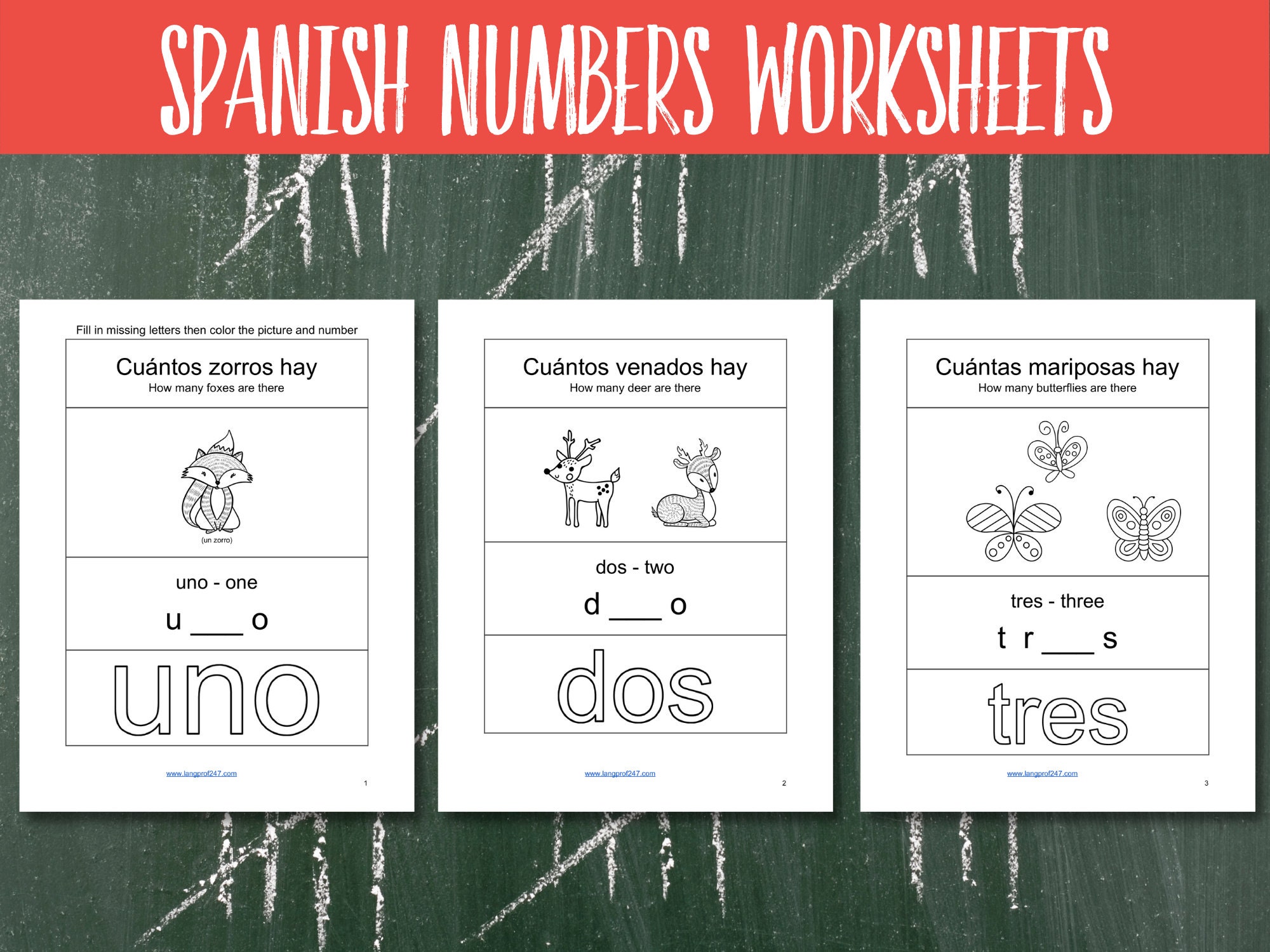 spanish how many worksheets spanish worksheets etsy