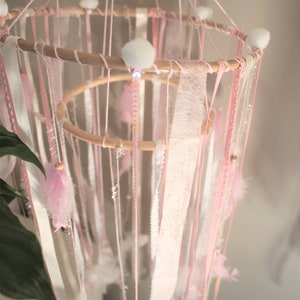 Mobile for baby boho; Catch dream
