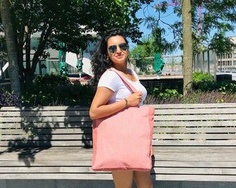 Pastellfarbene, übergroße Umhängetasche, rosa oder mintgrün, robuster Satin, Modeartikel, Hobo, Big Bag, Büro, Party, Strand, stilvoll, trendy, strapazierfähig