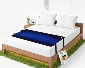 PU Leather Grounding Bed Mat, Stress Relief, Earthing Pad