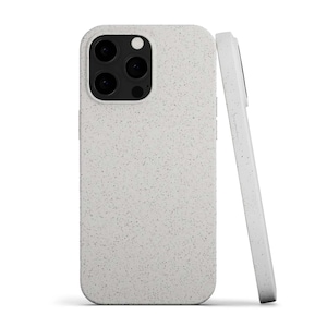 Shungite iPhone Case, EMF Protection, Anti-Radiation, Beige Silicone Cover