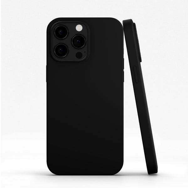 Funda de shungita RadEnergy para iPhone, protección EMF, cubierta de silicona líquida