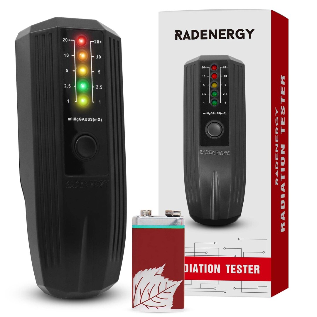 Radenergy Digital EMF Meter Reader – 5-LED Magnetic Field Detector With ...