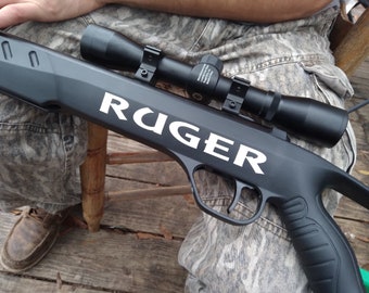 Sturm Ruger R Logo 4" Decal Sticker firearm pistol gun rifle sr 22 45 mk lcp