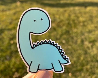 Tiny Dino Sticker || Weatherproof Sticker || Sticker for Kids || Cute Sticker || Dinosaur Sticker || Cartoon Sticker || Cute Dinosaur