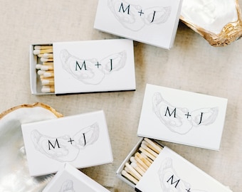 Cajas de cerillas personalizadas de alta calidad / ENTREGA RÁPIDA / Cajas de cerillas / Vaquero costero / Diseño personalizado / Logotipo personalizado / Lazos / Disco