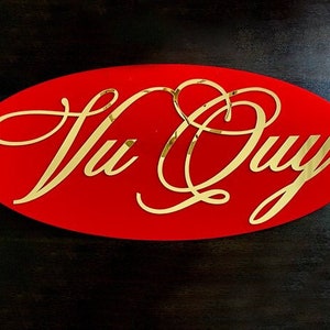 Modern Elegant Vietnamese Wedding Sign | Dinh Hon | Tan Hon | Vu Quy | Engagement Tea Ceremony Wedding Sign Decor