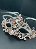 New Rose Gold Rhinestone Masquerade Mask Mardi Gras Party New Year Christmas Birthday Masquerade Ball Dance Party Mask AB Stone Mask
