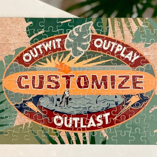 Survivor Puzzle CUSTOMIZABLE Survivor Jigsaw Survivor Etsy