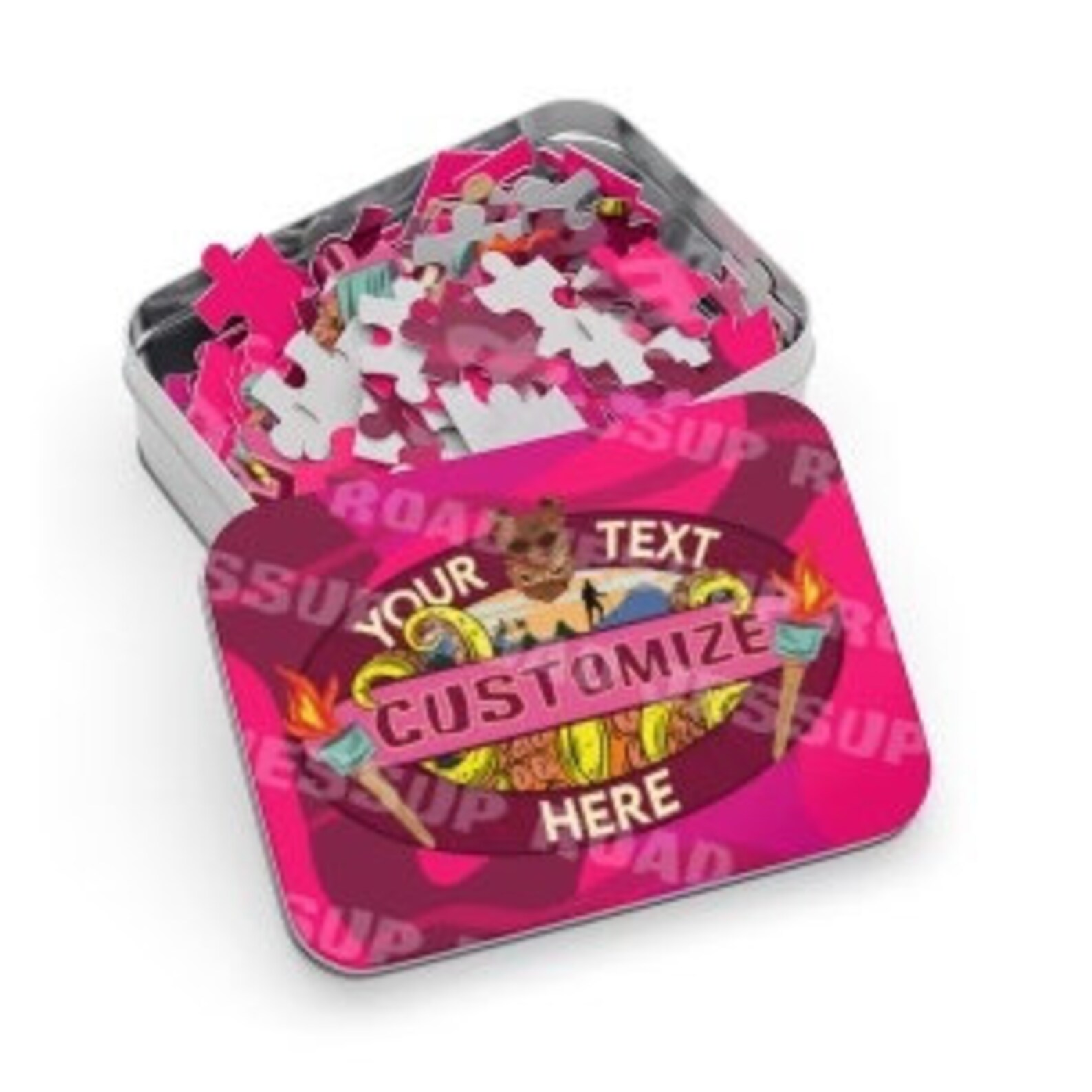 Survivor 43 Themed Puzzle CUSTOMIZABLE Survivor Jigsaw Etsy