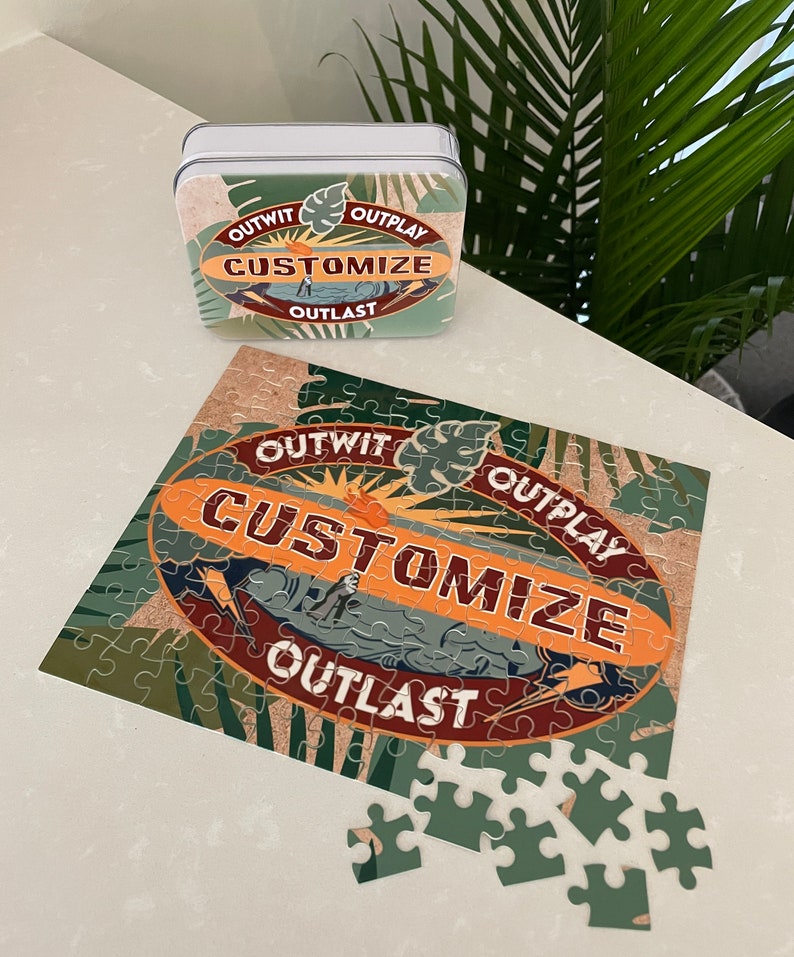 Survivor Puzzle CUSTOMIZABLE Survivor Jigsaw Survivor Etsy