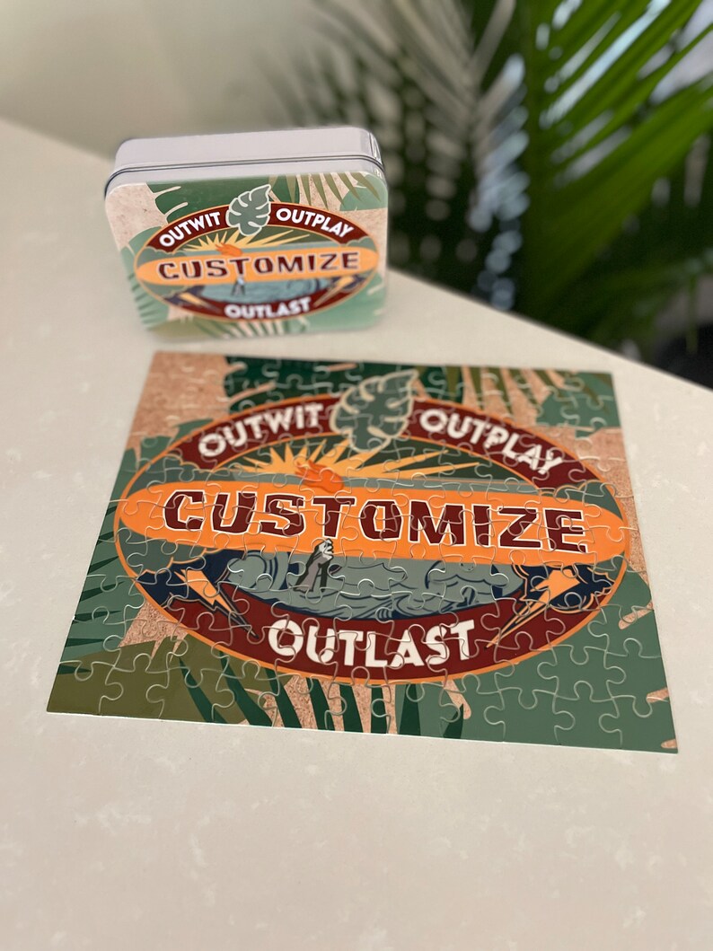 Survivor Puzzle CUSTOMIZABLE Survivor Jigsaw Survivor - Etsy