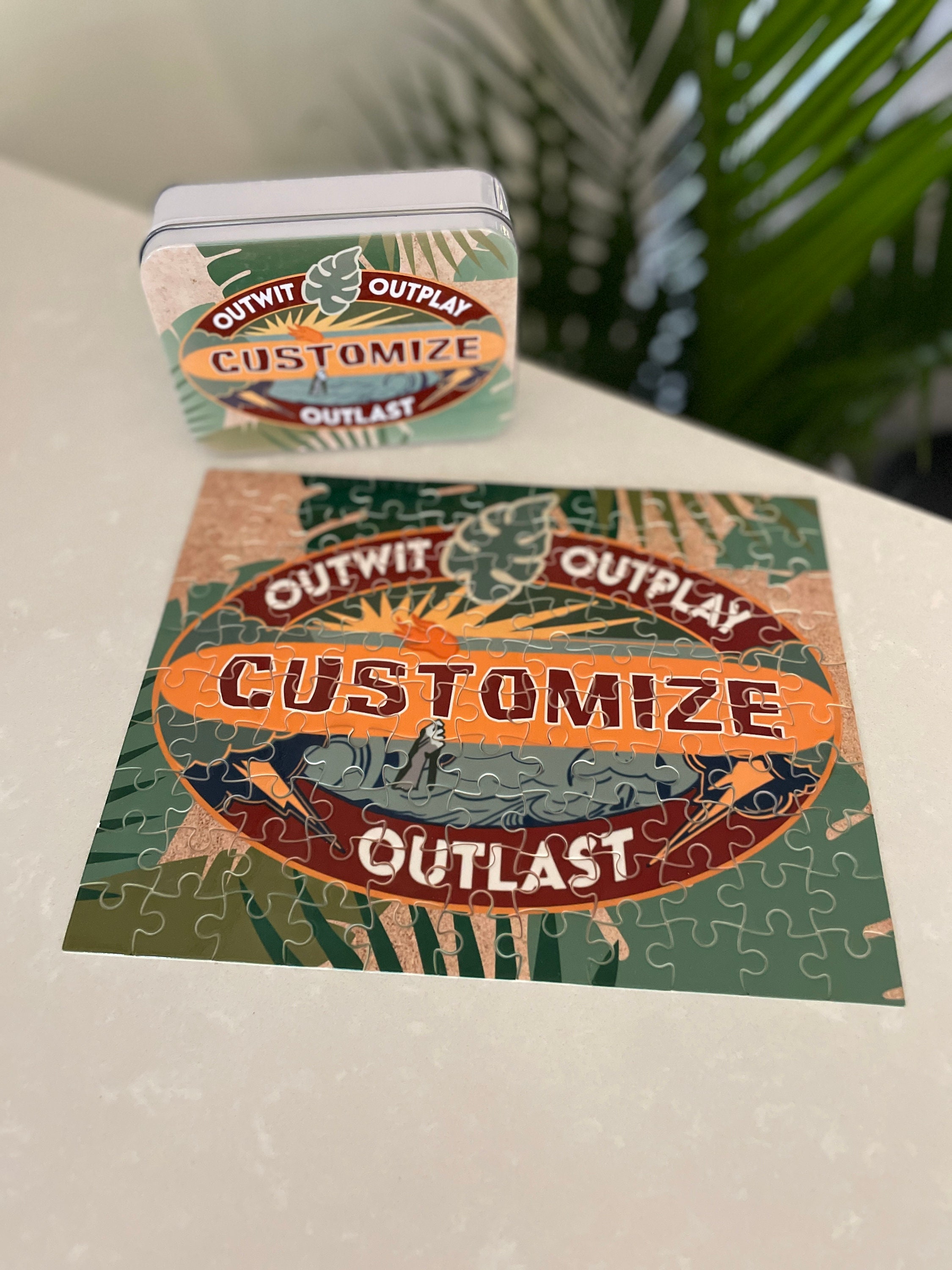 Survivor Puzzle CUSTOMIZABLE Survivor Jigsaw Survivor Etsy