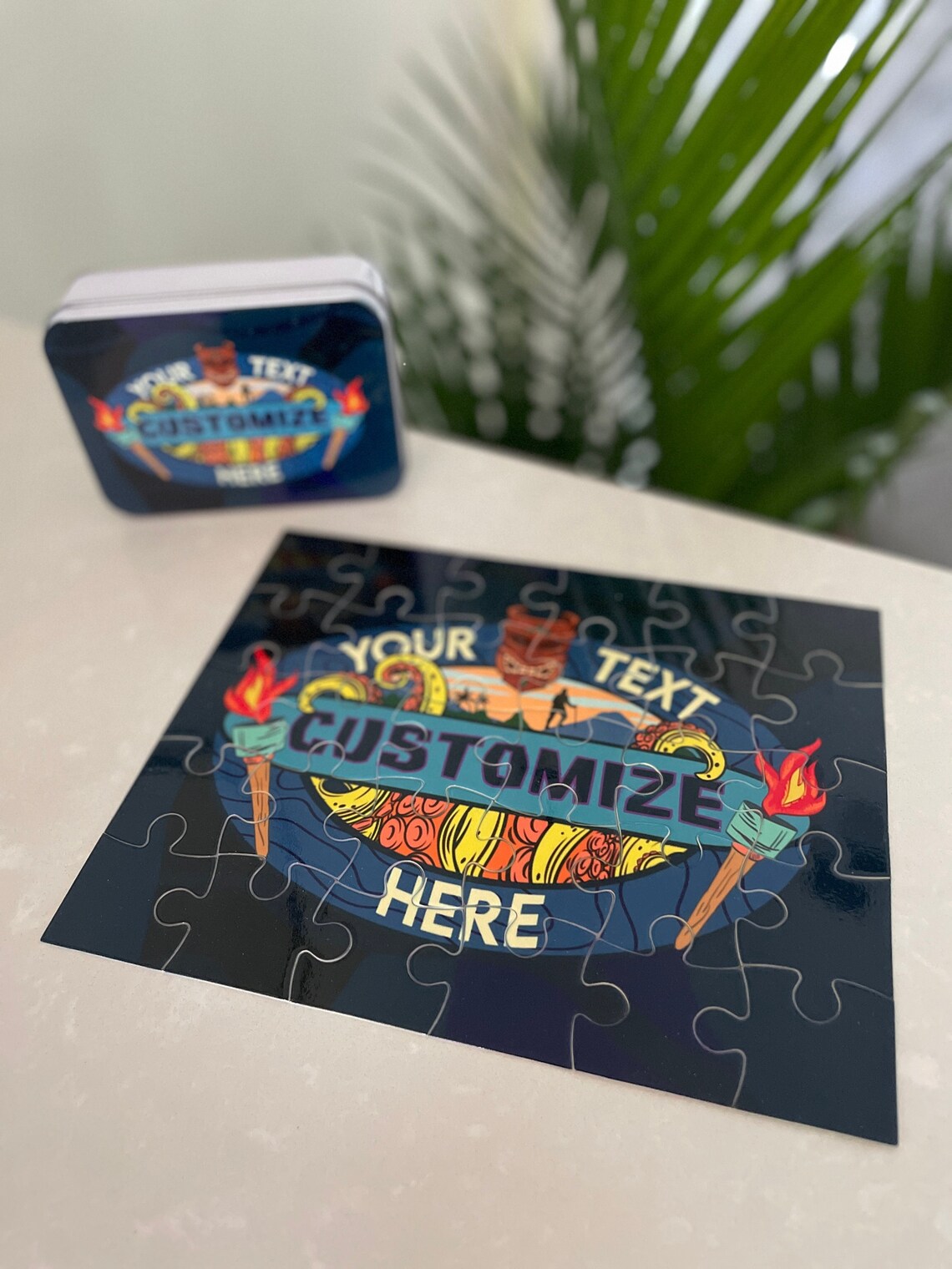 Survivor 43 Themed Puzzle CUSTOMIZABLE Survivor Jigsaw Etsy