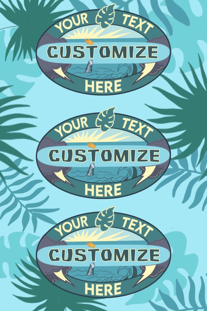 Survivor Themed Neck Gaiter CUSTOM Personalized Neck Gaiter Etsy