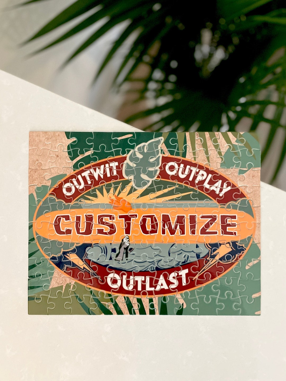 Survivor Puzzle CUSTOMIZABLE Survivor Jigsaw Survivor Challenge ...